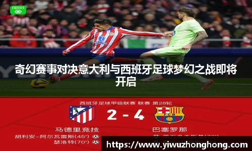 奇幻赛事对决意大利与西班牙足球梦幻之战即将开启
